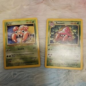 Pokemon Cards, Paras & Parasect